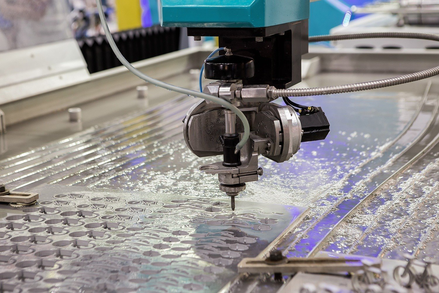 Water Jet Cutting — Thick Metal & Composites