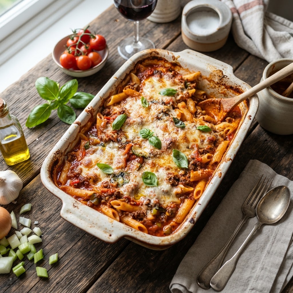 Bolognese bake