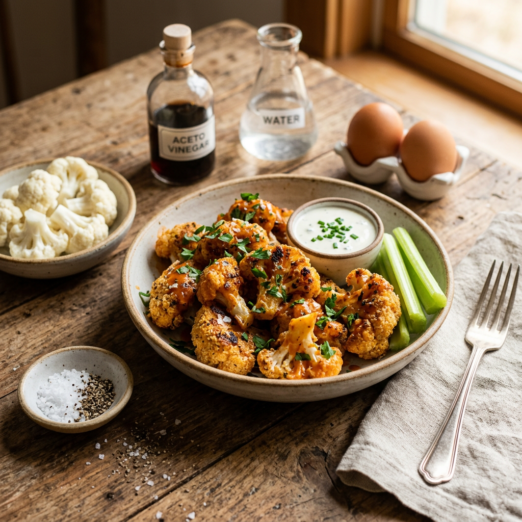 Air Fryer Cauliflower Wings