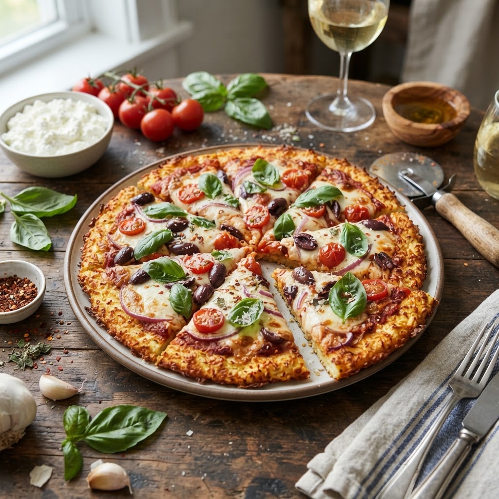 Cottage Cheese Base Pizza