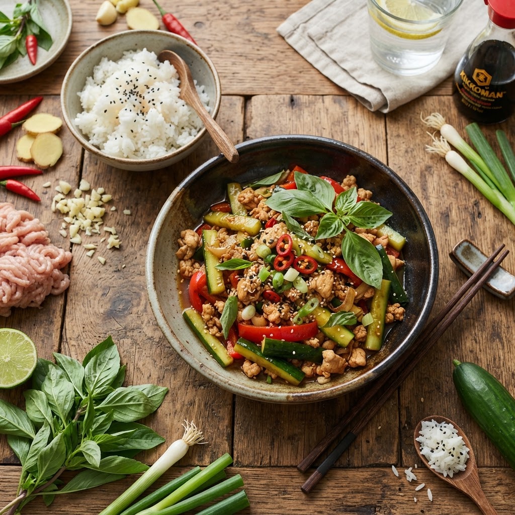 Chicken Mince Stir Fry