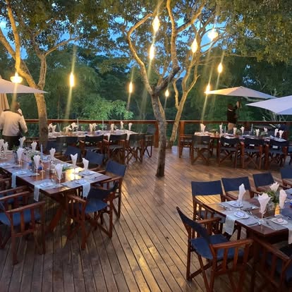 Imba Matombo dining terrace
