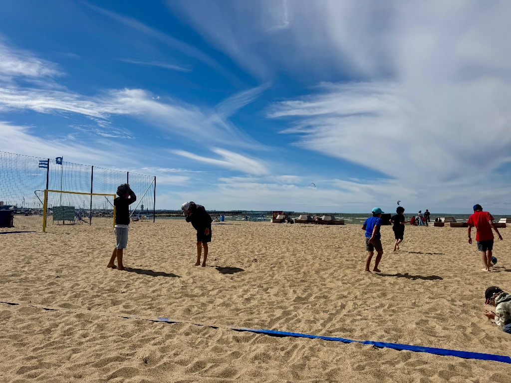 Beach volleyball sailing camp Tallinn