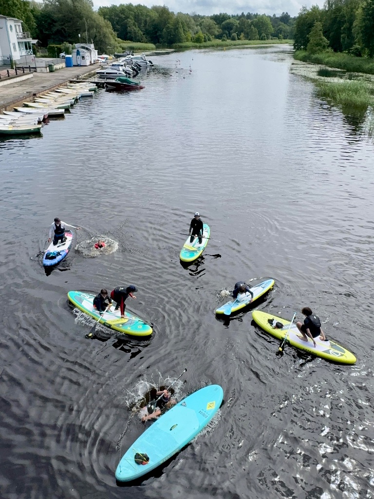Kids SUP lessons Pirita river Tallinn