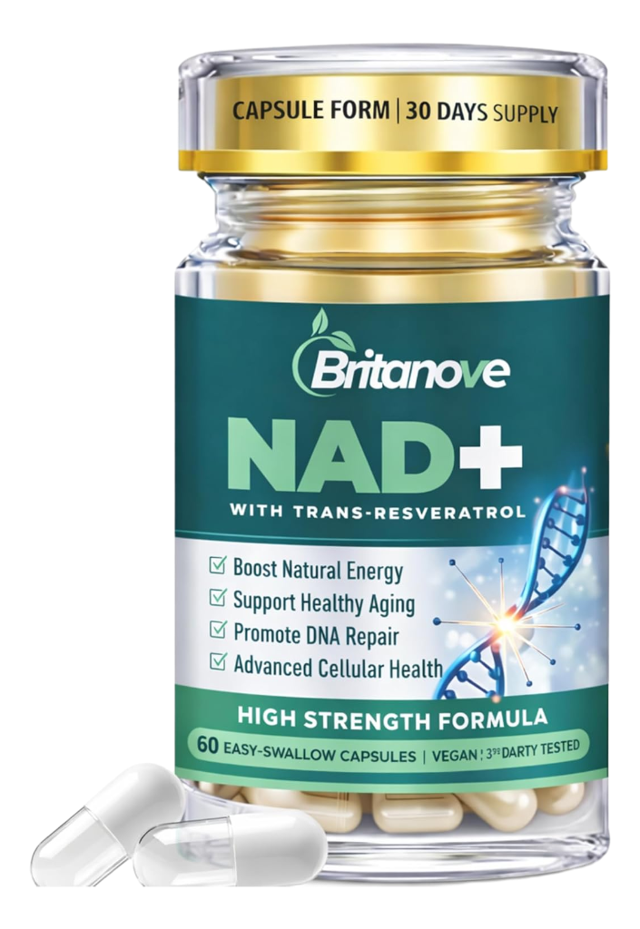 NritaNove NAD+ with Trans-Resveratrol — Capsule Form