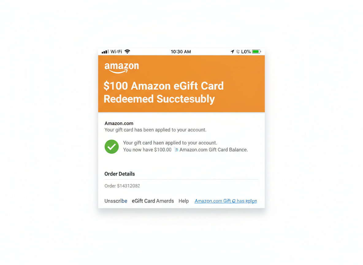 Amazon Gift Card — $100.00
