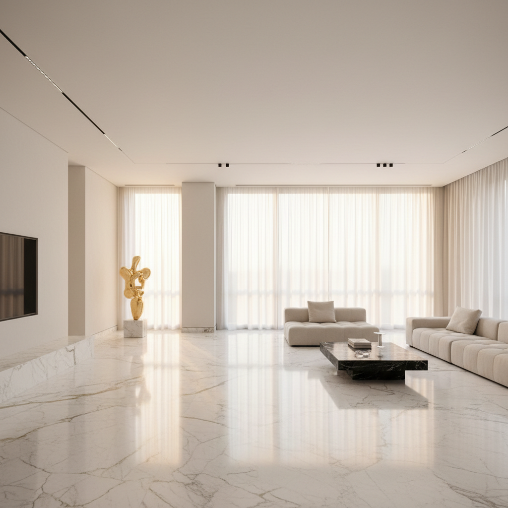 Luxury marble interior