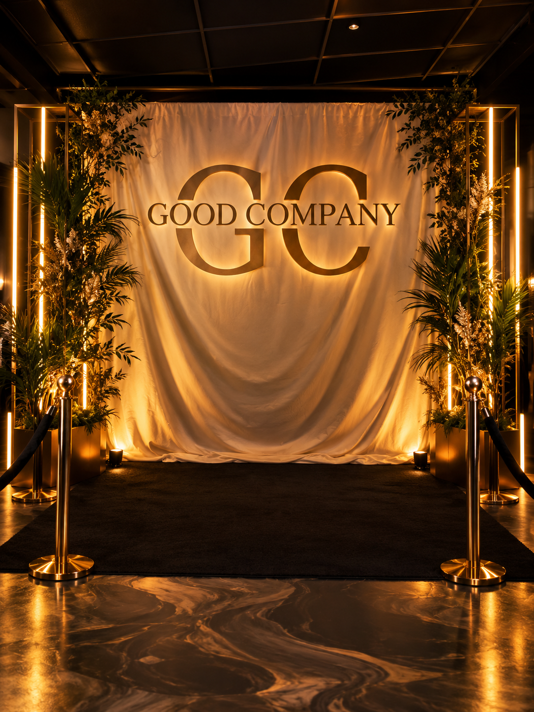 Good Company enhanced photo backdrop