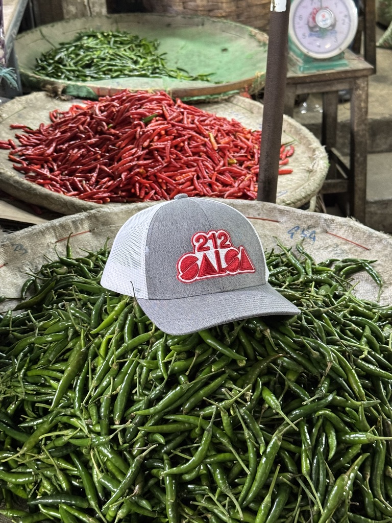 212 SALSA hat at the chili market 🌶️