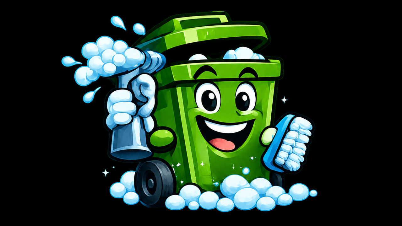 Trash Bin Clean template  template preview