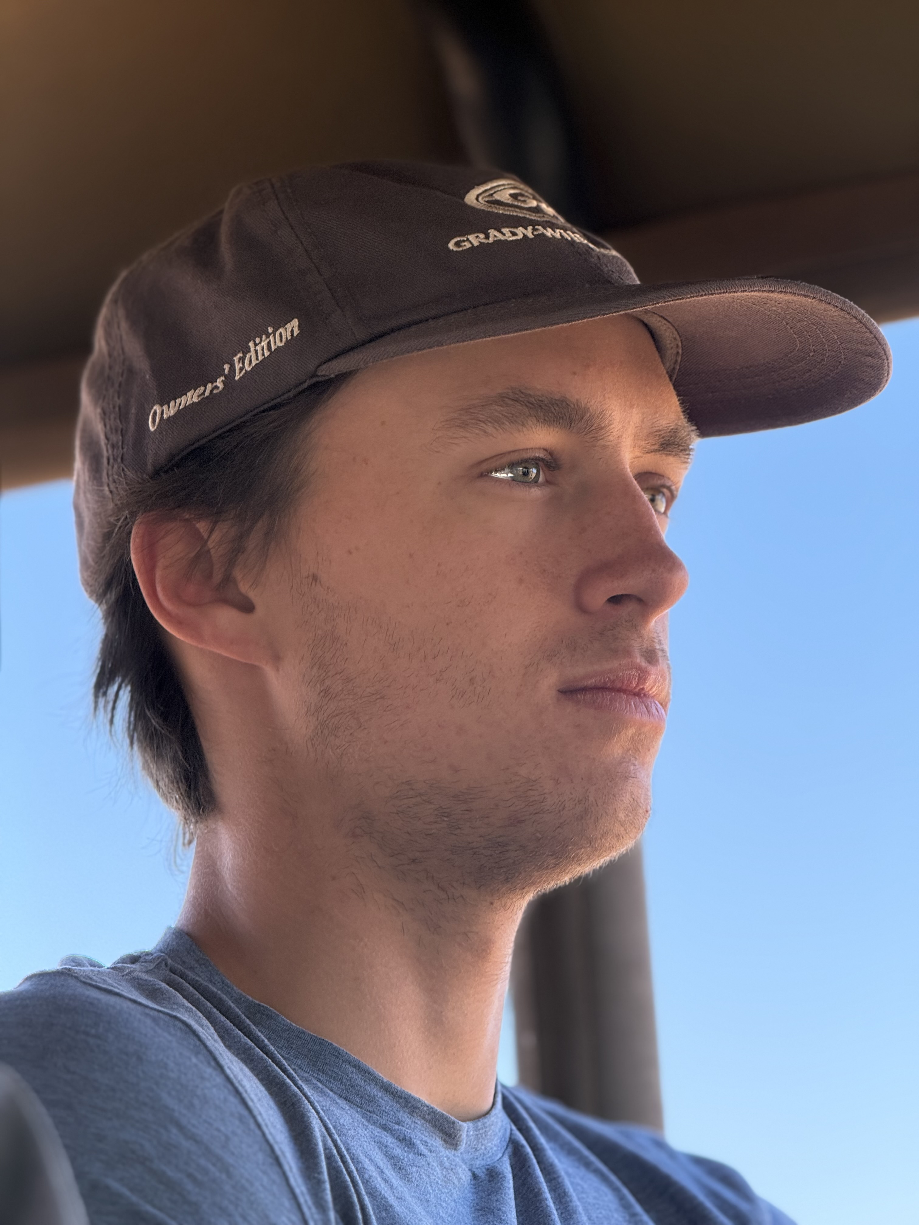 Cohort member under the wide African sky