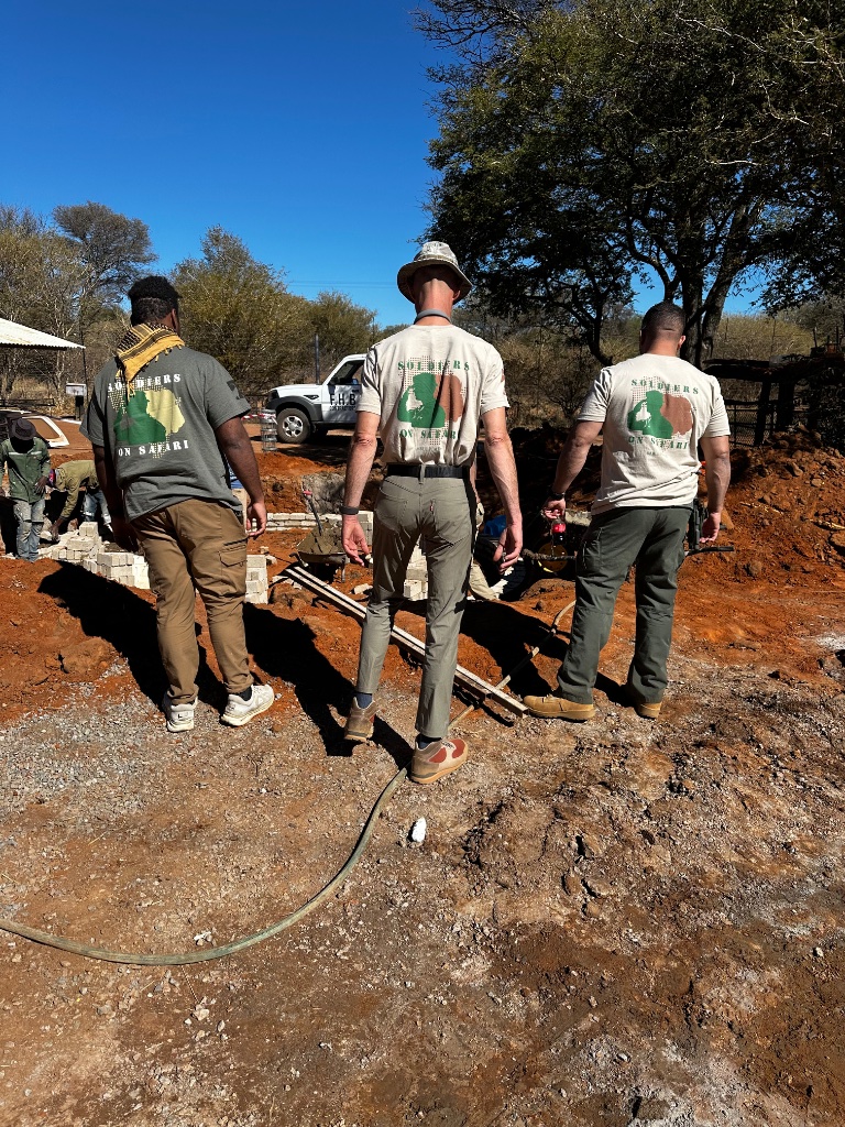 Soldiers on Safari — service project