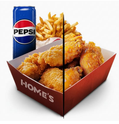 Menu mix 3 tenders 4 wings