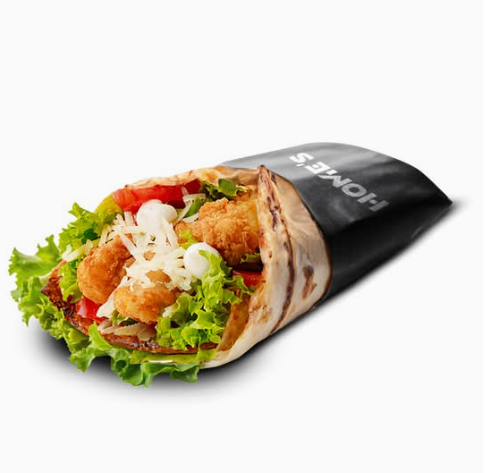 Roll chicken bacon