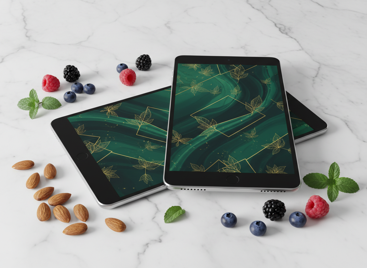 Premium ketogenic diet digital product displayed on tablet and smartphone