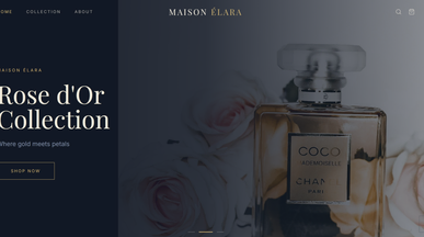 Premium Online Perfumes Store template preview