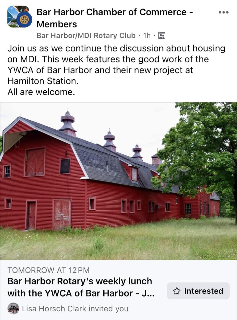The distinctive red barn at Hamilton Station — candidate for adaptive reuse