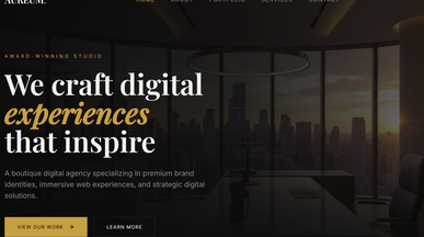 Elysian Portfolio template preview