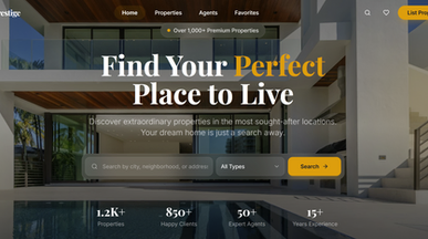 Estato Premium Real Estate Agency template preview