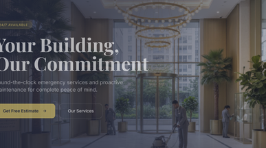 Prime Facilities Building Maintenance  template preview