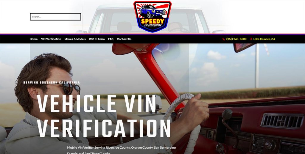 Speedy VIN Verification