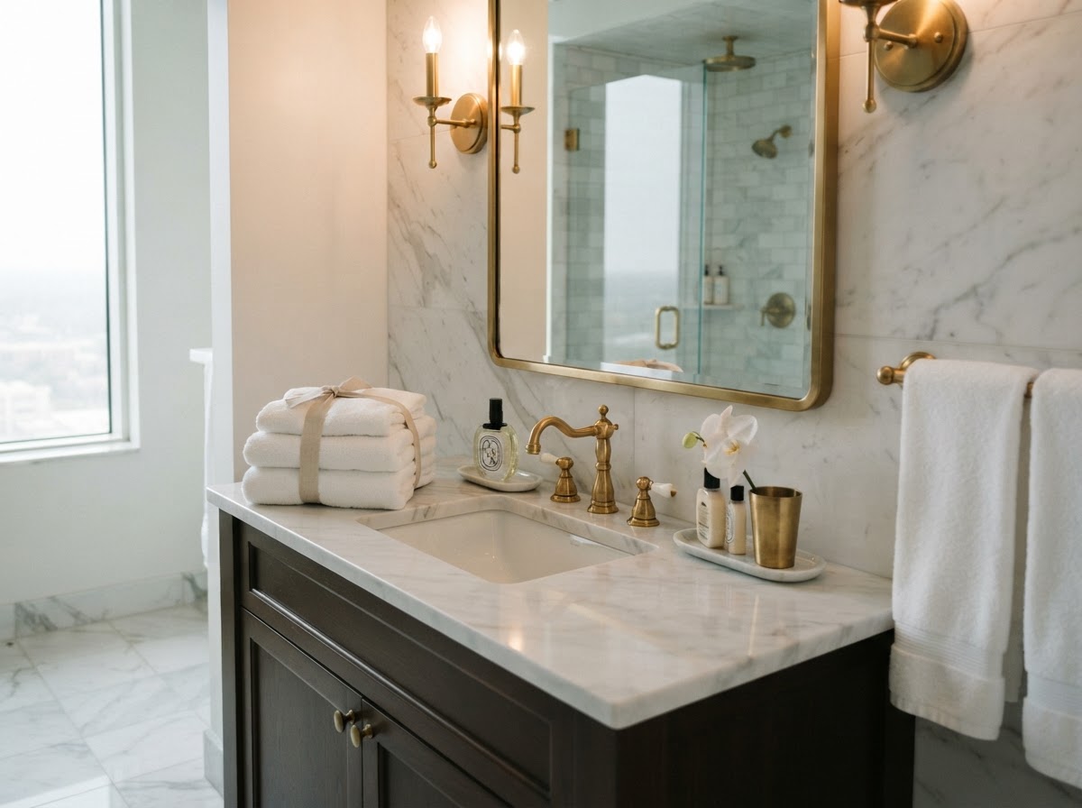 Luxury Dallas high-rise kitchen