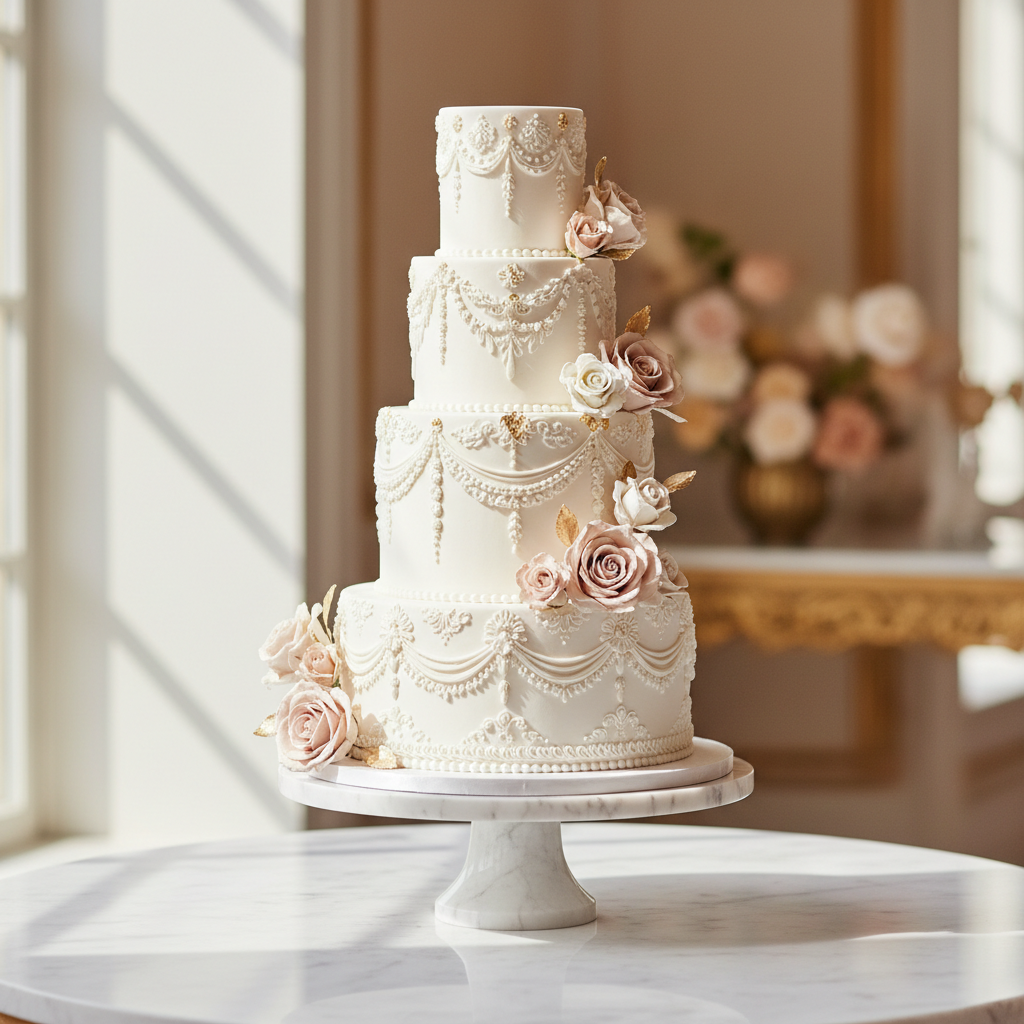 Gâteau de mariage Délices Éthérés