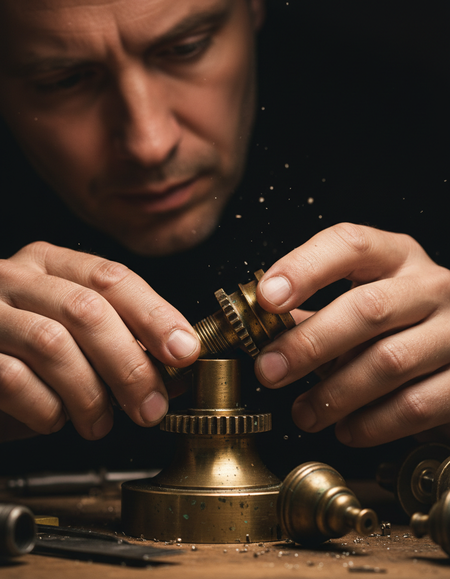 Detalhe do trabalho de arte artesanal Miresa