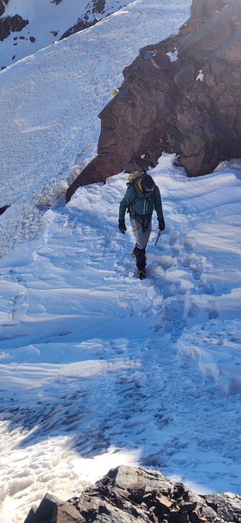 Local mountain guide on the Mount Toubkal trail