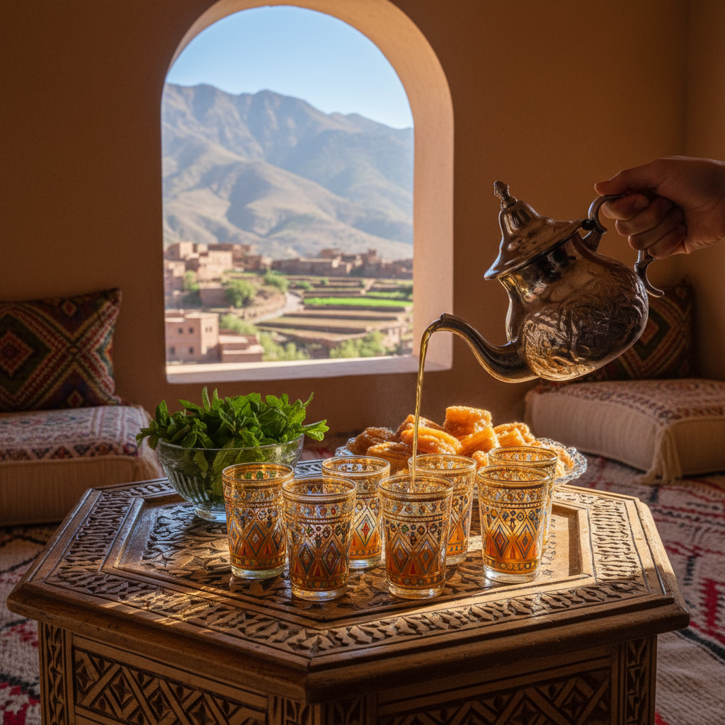 Licensed Amazigh guide in the High Atlas Mountains