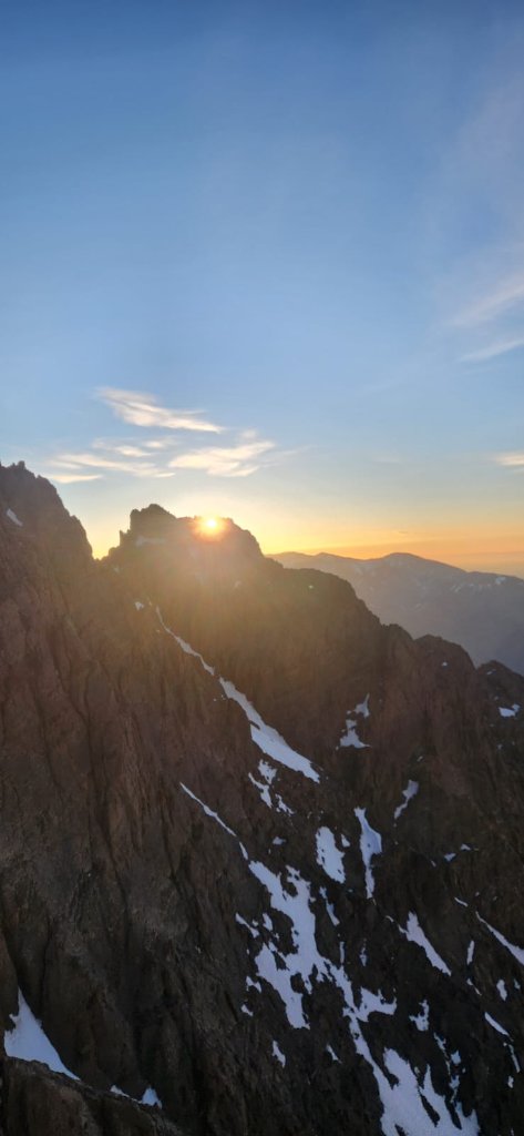 Trail toward Toubkal Refuge from Imlil