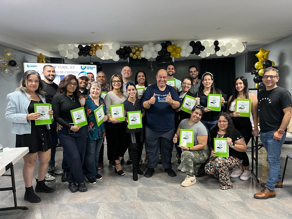 Curso en New York — celebración con libros