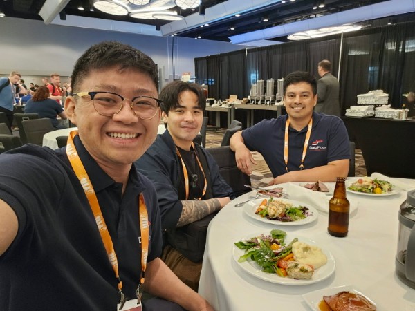 DataFlow Pros team at Lennox Live dinner