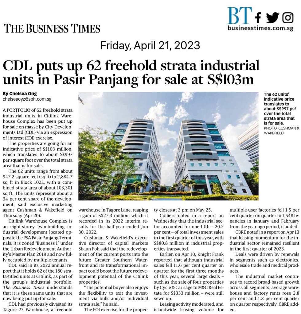 Johor-Singapore SEZ to 'anchor' industrial properties in Malaysia: Maybank