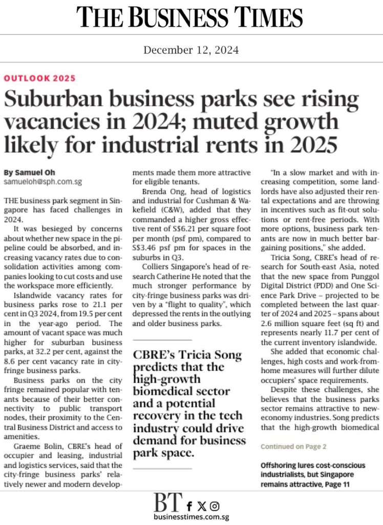 JTC extends land leases for new industrial sites, offers more flexible renewals for businesses