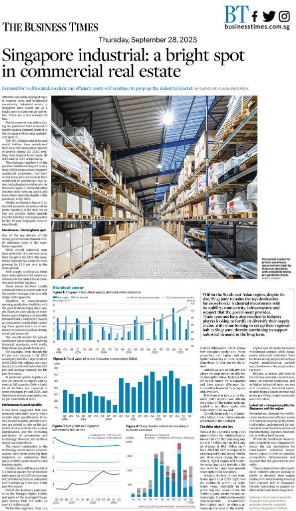Singapore industrial: a bright spot in commercial real estate