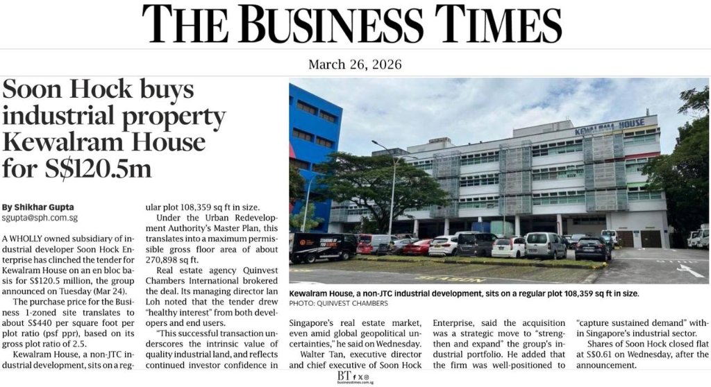 Trio of industrial assets sitting on land lease of 11 years up for sale