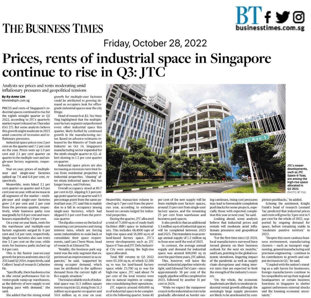 What to watch in Singapore's industrial and logistics space this year