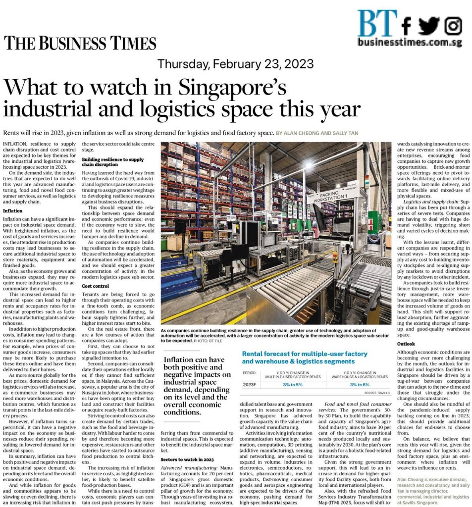 Tampines industrial facility up for sale for S$400m