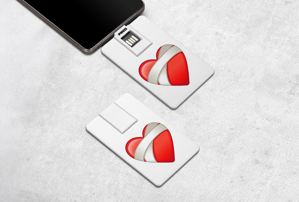 The Breakup EP USB card — with phone