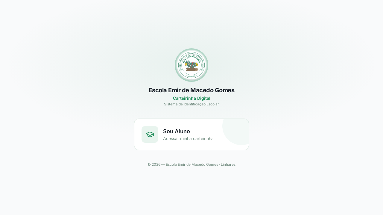 Carteirinha Estudantil - Emir template preview