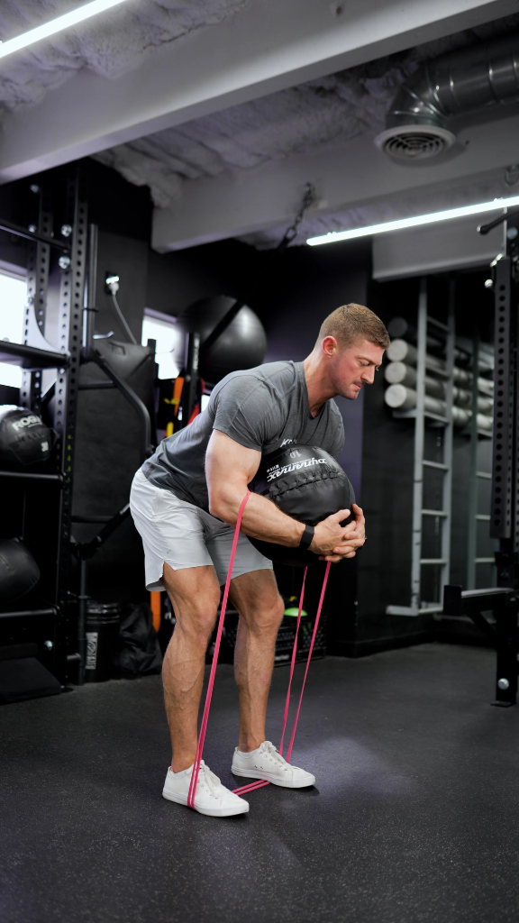 Stretching and mobility therapy at KRU PT + Performance Lab in South Florida