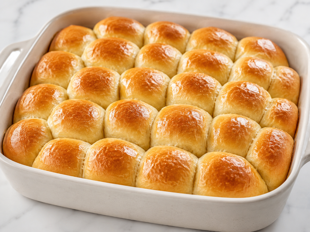 Soft Buttery Dinner Rolls