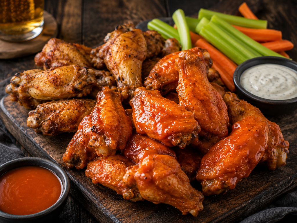 Crispy Baked Buffalo Wings