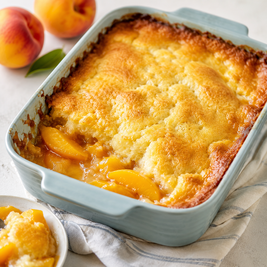 Old-Fashioned Peach Cobbler