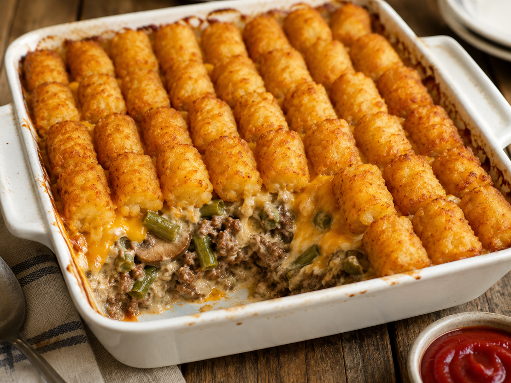 Loaded Tater Tot Casserole