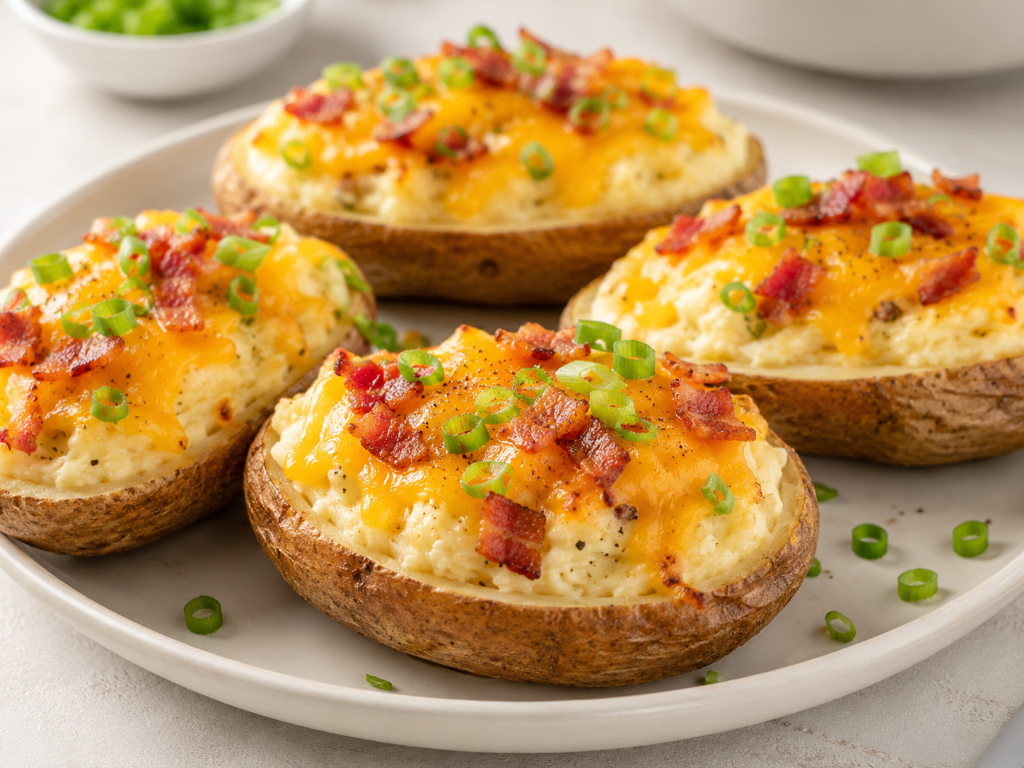 Loaded Twice-Baked Potatoes