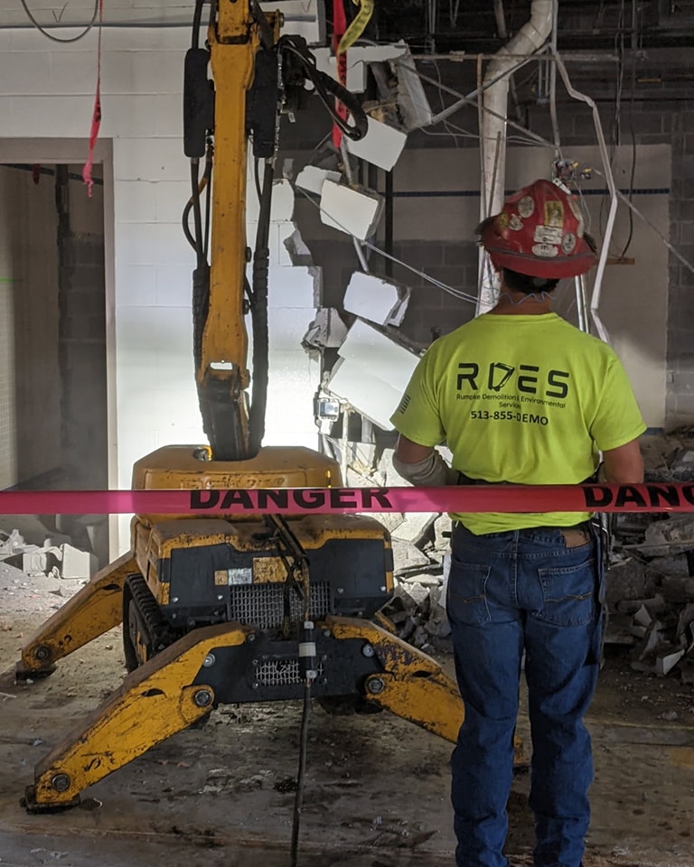 Controlled demolition project