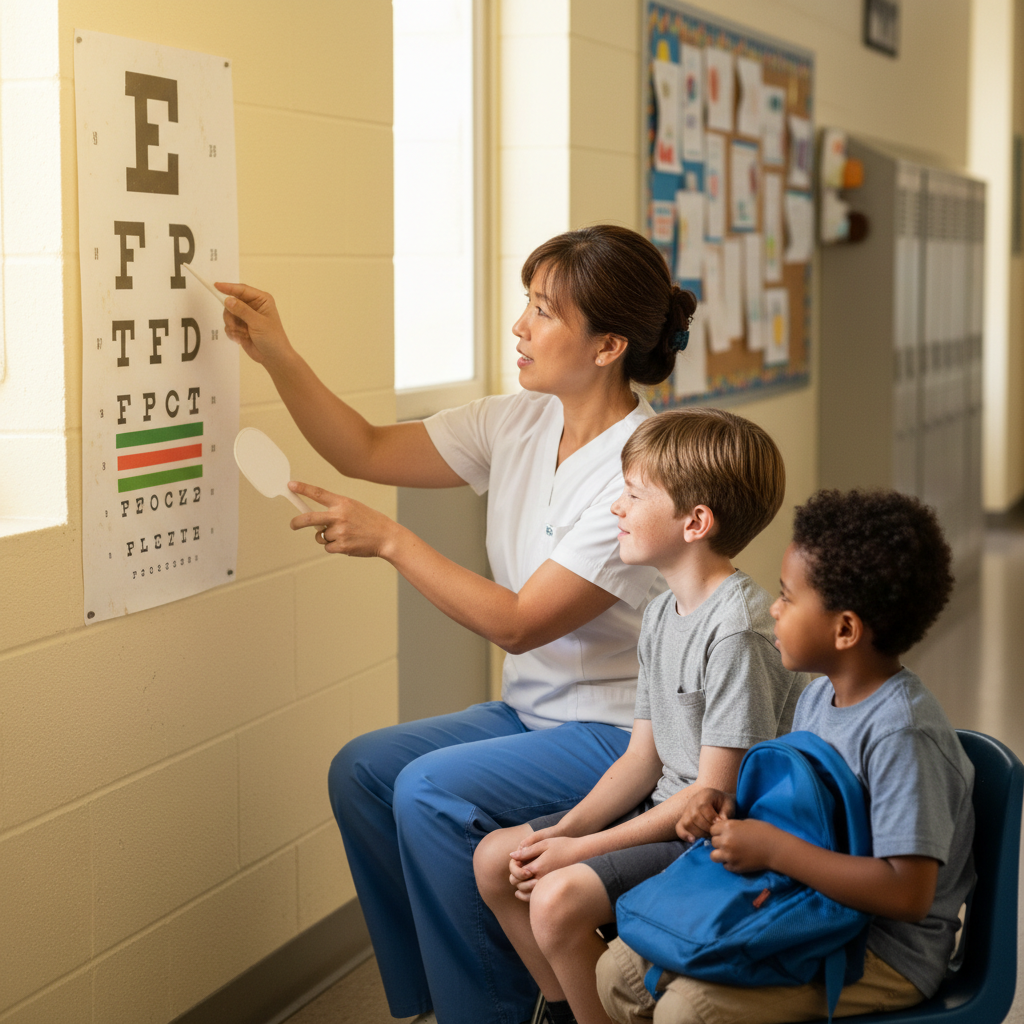 Basic vision screening showing its limitations