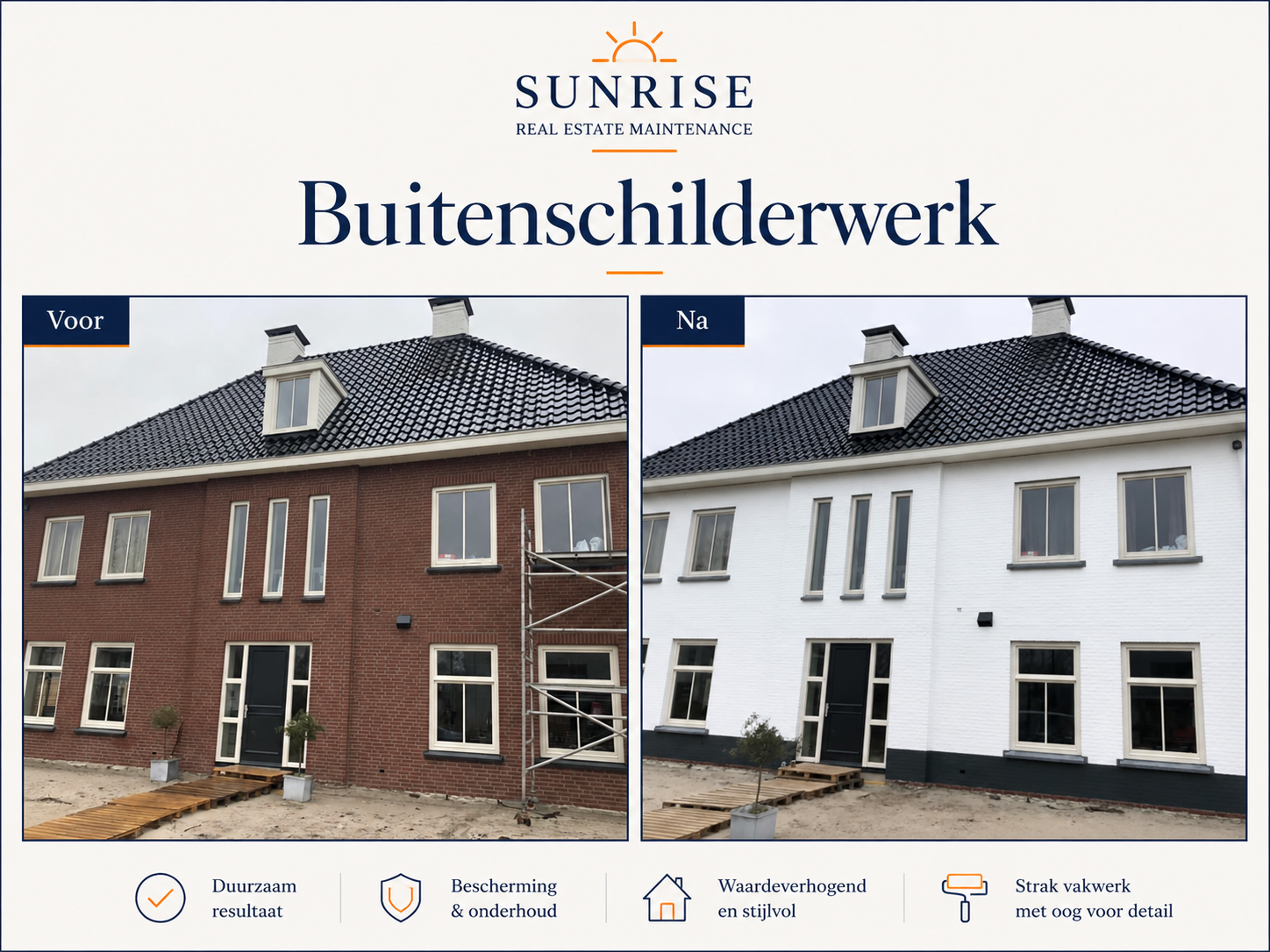 Buitenschilderwerk - Sunrise Real Estate Maintenance Costa del Sol